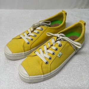 Cariuma Yellow Canvas Sneakers
